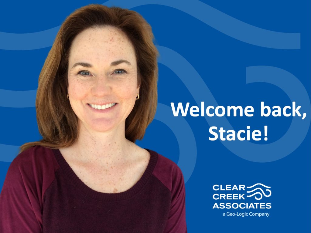 Hydrogeologist Stacie Alter, RG, is returning to Clear Creek in Scottsdale
